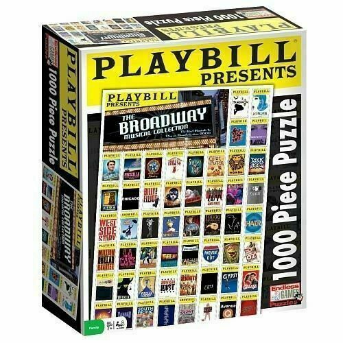 NEW-Endless Games Playbill Broadway Cover Puzzle - 1000 Pezzi 5° Edizione - Foto 1 di 1