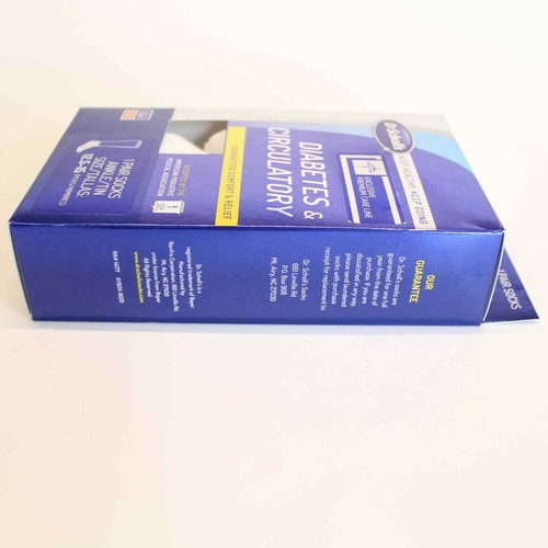 MEDLINE Dr. Scholl's Size Large Diabetic White Ankle Socks DSU-2051-WL1 - Picture 4 of 5