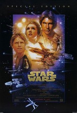 Handmade Star Wars A New Hope Movie 8x10 Cotton Craft  Quilt Fabric Block