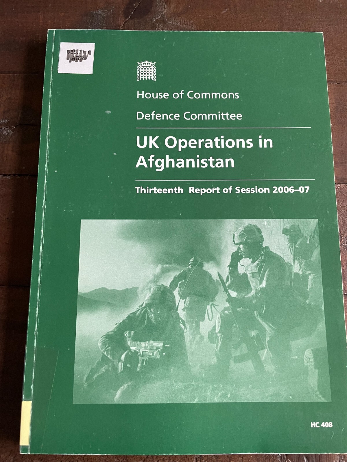 House of Commons Defence Committee UK Operations in Afghanistan Thirteenth Repor