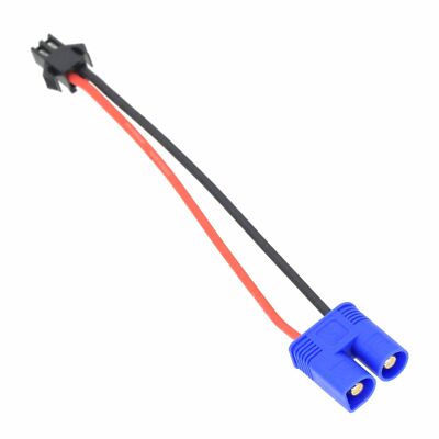 EC3 Male to SM 2Pin Male Adapter 20AWG 10CM cable For RC battery