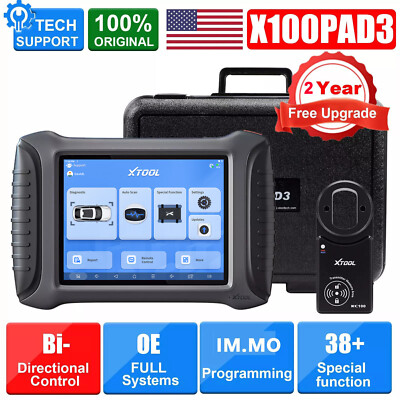 2026 XTOOL X100 PAD3 Car ALL Systems Diagnostic Bi-Directional Tool IMM0 Program