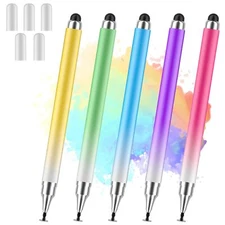 AmberVec Stylus Pens for Touch Screens Universal 2 in 1 Stylus Pen for iPad C...