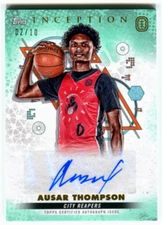 2022-23 Topps Inception OTE Ausar Thompson Rookie Auto 02/10 Detroit Pistons