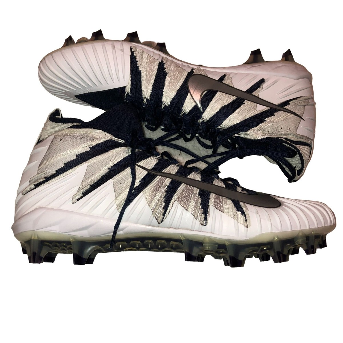 NWOT Nike Cleats Sz 16 Alpha Menace Elite TD Football Navy White 877141 Mens Amazon.com | Nike Alpha Menace Elite 3 CT6648-400 College  main image 4