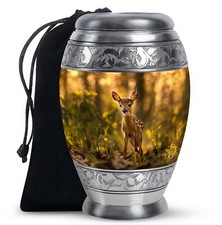 Deer Urns For Ashes For Men, Cremation Urns For Large Adult, 10 Inch