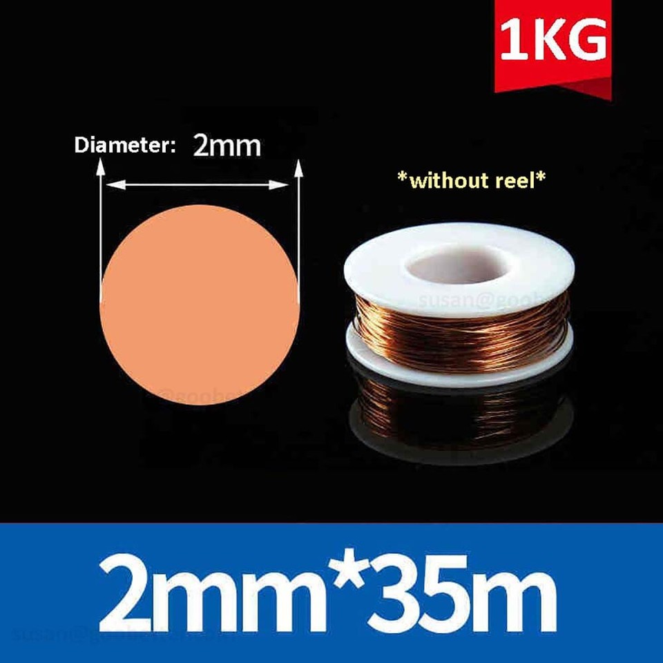 ROUND COPPER WIRE SOLID BARE PURE 0.2mm to 5mm Jewelry Making / Wire