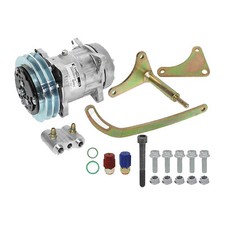 Conversion Kit Nippondenso Ear Mount To Sanden - JD 6620, 6622, 7720 Tractors