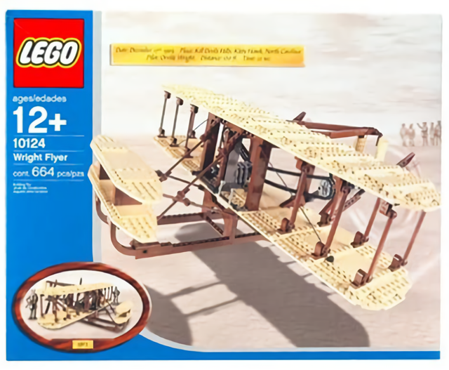 LEGO Sculptures Wright Brothers Flyer 