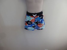 NWT Gymboree Multi-Colored Fish Pattern Boy Toddle Sunscreen Swim Trunks