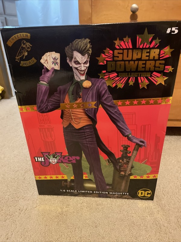 Tweeterhead Joker DC Comics Super Powers 1:6 Scale Limited Edition Maquette New