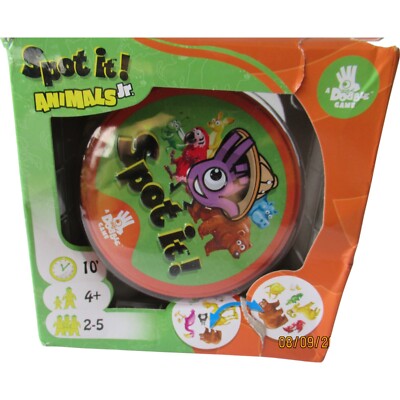 Spot It Animals Jr Fun Game For Kids Multiplayer Zygomatic 2019 DMG PACKAGING