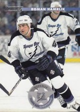 #84 Roman Hamrlik - Tampa Bay Lightning - 1996-97 Donruss Hockey