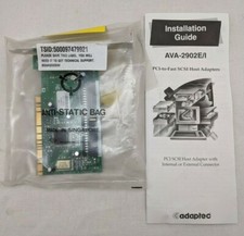 AVA-2902E/I Adaptec PCI to Fast SCSI Host Adapter Installation Guide