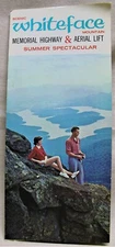 WHITEFACE MOUNTAIN NEW YORK MEMORIAL HIGHWAY & AERIAL LIFT BROCHURE 1950s