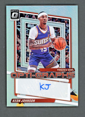 2023-24 Panini Donruss Optic Opti-Graphs Keon Johnson #OG-KON Autograph