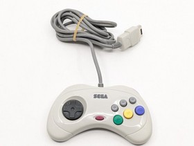 Sega Saturn White HST-3220 NTSC-J Japan Tested w/ Controller + SEGA RALLY