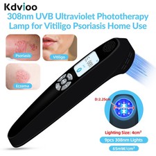 Effective 308nm Excimer Lamp Skin Repair Therapy Face Hand Leg 9 Diodes 65mW/cm 