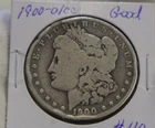 1900 0/CC US Morgan Silver Dollar $1 G (Rim Damage)