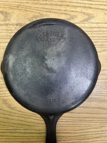 Wagner Ware Sidney -0- Stylized Logo #6 Cast Iron Skillet 1056 C Restored