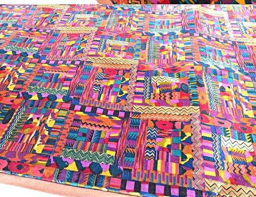 Missoni Audio Teppich groß 55,1 x 118,1" Rotton entworfen und gefertigt in Italien - Bild 7 von 15