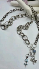 Handcrafted Jewelry,custom Made Necklace,mixed Specialty Chain,22in,
