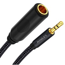 1/4 to 3.5mm Headphone Adapter, TRS 6.35mm Female to 3.5mm Male