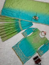 Ready Made Pakistani Wedding Sharra Indian Dupatta Suit Party Wear dress