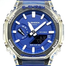 G SHOCK GA 2100HC 2A HIDDEN COAST Octagon Casioak White x Blue Skeleton Released