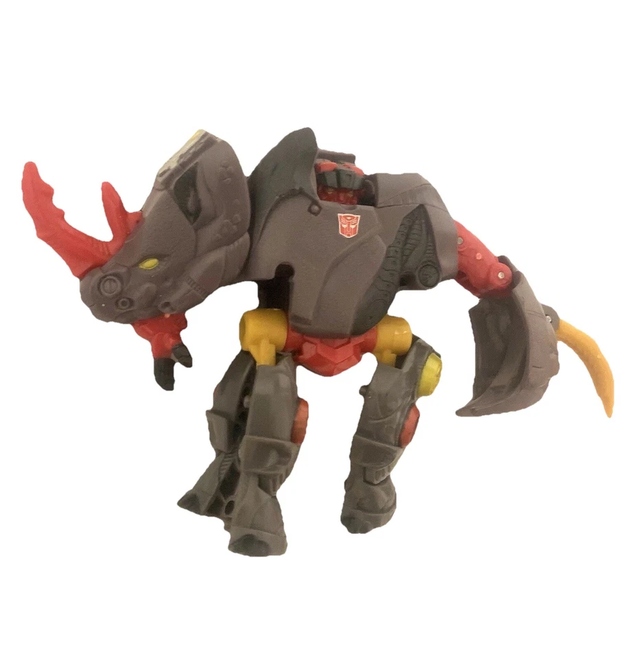 Transformers Cybertron BACKSTOP Scout Class Rhino Action Figure Hasbro 2005 - Image 4 of 4