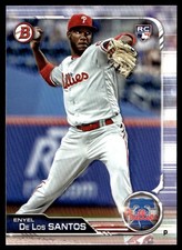 2019 Bowman Enyel De Los Santos Rookie Philadelphia Phillies #70