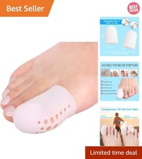10 Silicone Big Toe Protectors - Breathable Toe Caps for Comfort  Pain Relief
