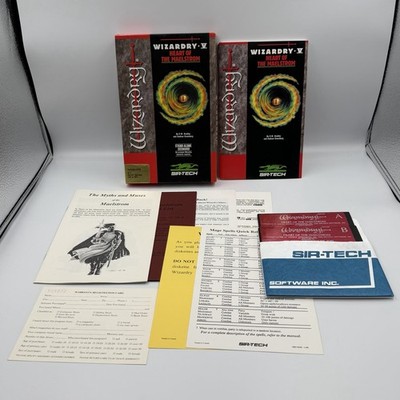 Wizardry V Heart of the Maelstrom Commodore 64/128 C64 5.25 Complete - TESTED