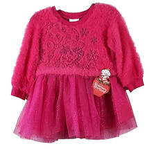 Strawberry Shortcake pink sweater dress 12M