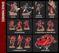 40k Armageddon Space Marines half of launch box 11th edition