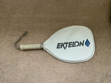 Vtg. Ektelon Integra Ceramic White Racquetball w/cover.NEW. Grip Plastic Wrap