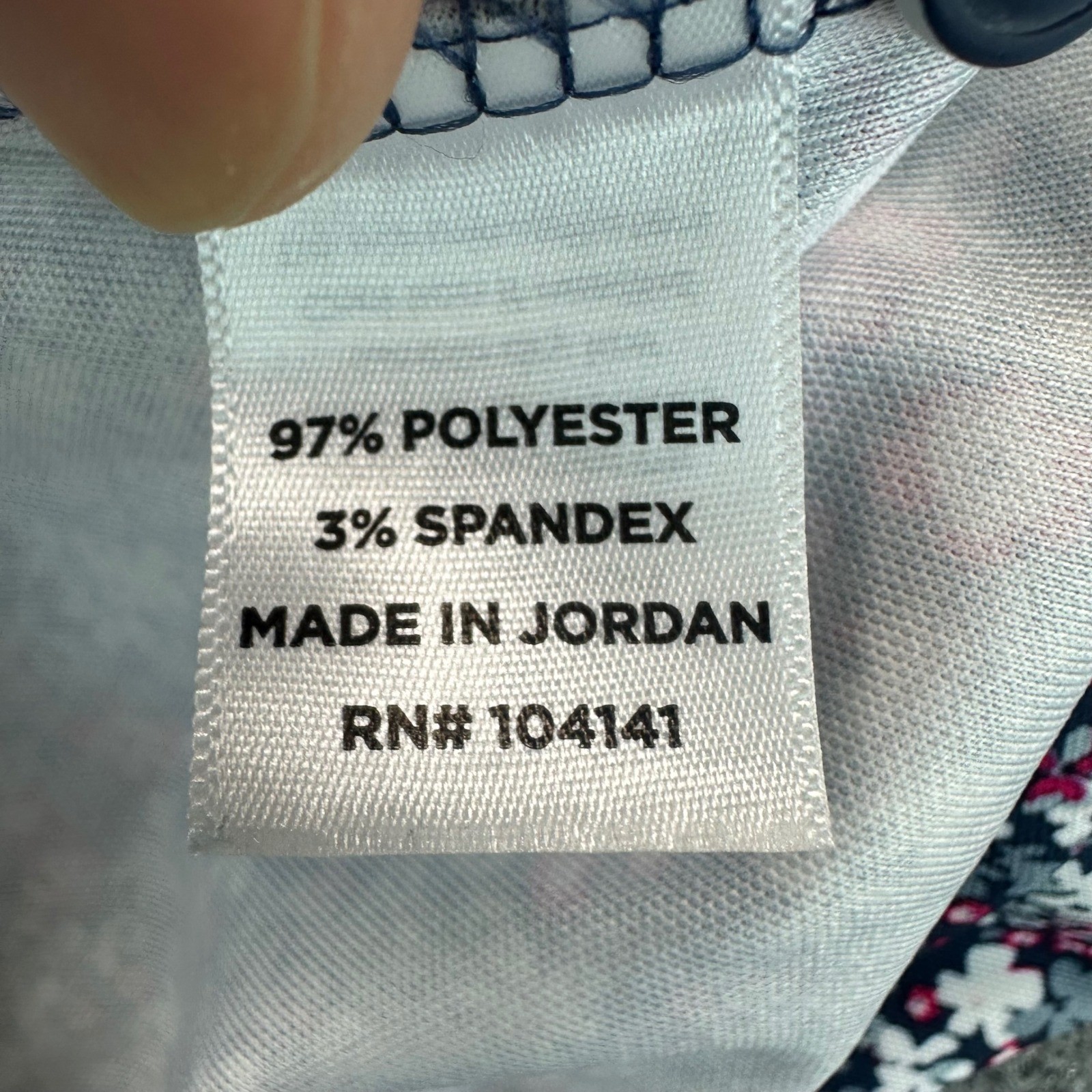 Walter Hagen 11 Major Men's 3XL Blue Pink Floral Golf Polo Shirt Stretch Wicking thumbnail 7