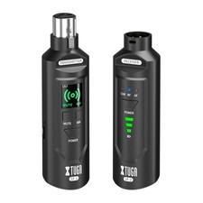 Wireless XLR Transmitter  Receiver, Microphone System w/ 164ft Range, 2.4GHz...