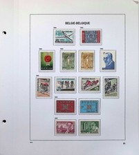 Belgium MNH Collection On Davo Album Pages 1963-1964 Highly Complete