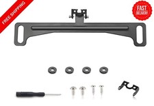 Universal Car Rear View Camera License Plate Bracket, Premium Backup Black