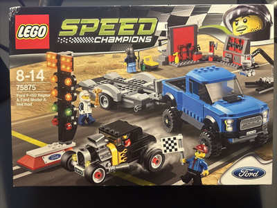 LEGO 75875 Speed Champions Ford F-150 Raptor & Model A Hot Rod NEU OVP EOL