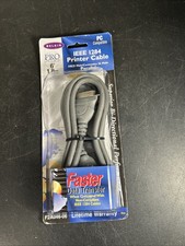 Belkin Pro Series 6  IEEE 1284 Printer Cable DB25 Male/ Centronics 36 Male