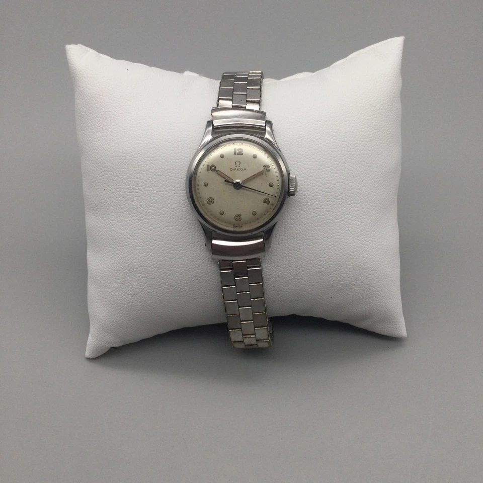 Reloj Omega Vintage Mujer 24mm Tono Plata Años 40 Hecho en Suiza Cuerda Manual Foto 2 de 4