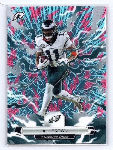 2025 Topps Resurgence A.J. Brown [Sky Blue Pink] #78 card
