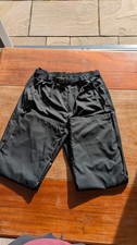 Sunderland of Scotland Waterproof Golf Trousers Large Black Regular Leg
