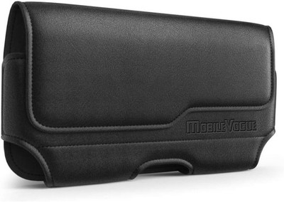 For Samsung Galaxy A10e - Black Horizontal Leather Pouch Belt Clip Holster Case
