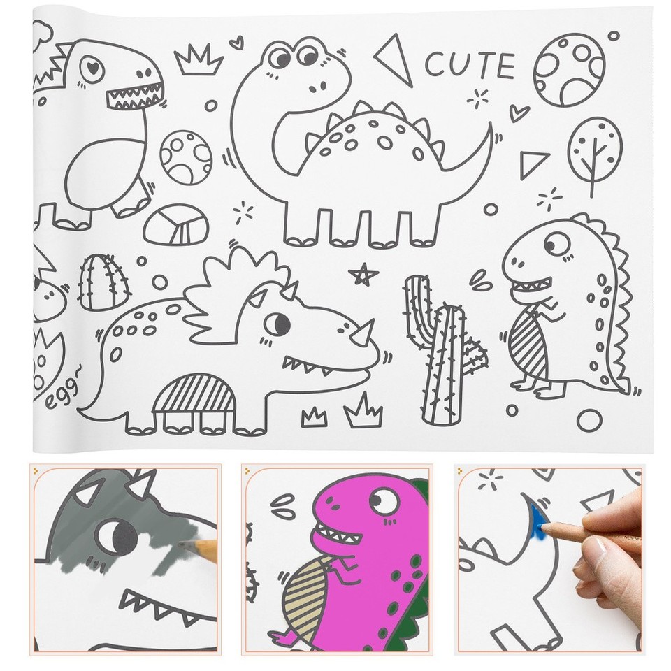 Kids Painting Paper Poster Roll Children Coloring Toddler Drawing ...