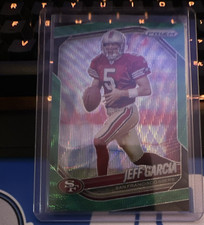 Panini Prizm Green Prizm Jeff Garcia #267 San Francisco 49ers NFL Football