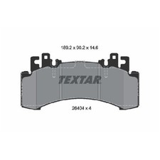 Textar Bremsbelagsatz 23682208 Bremsklötze vorne A0004200906