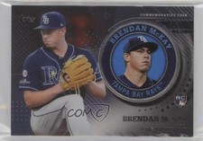 2020 Topps Topps Player Medallions Black 117/199 Brendan McKay #TPM-BM 0t2